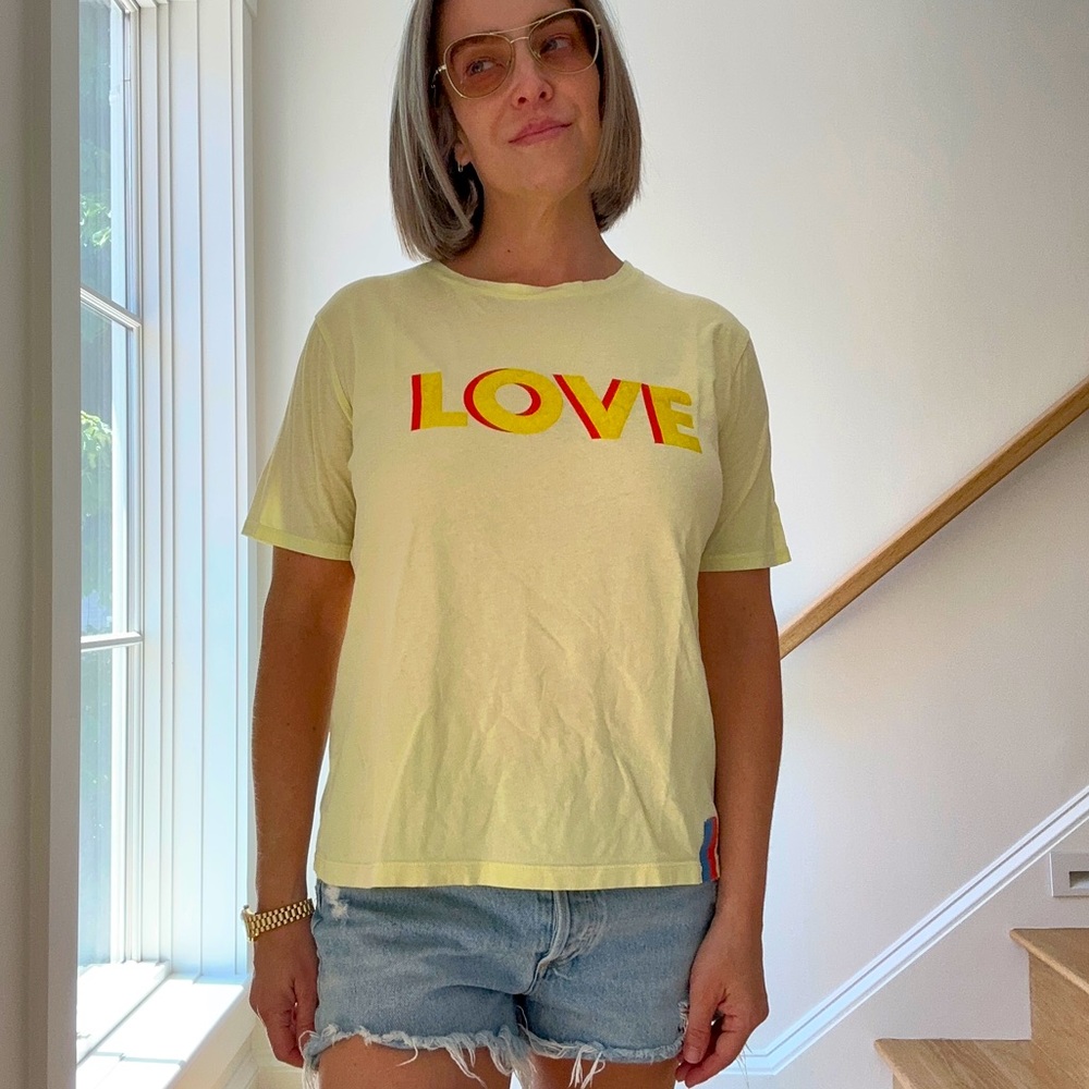 KULE Modern Love yellow T-Shirt💛medium